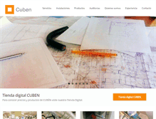 Tablet Screenshot of cuben.com.ar